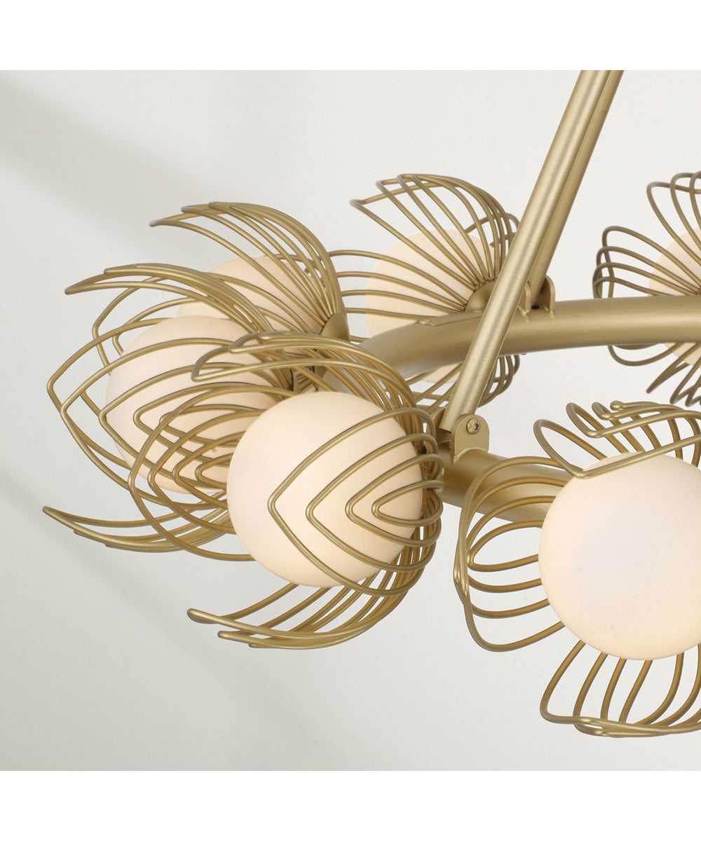 Flora 12-Light Chandelier Buffed Gold