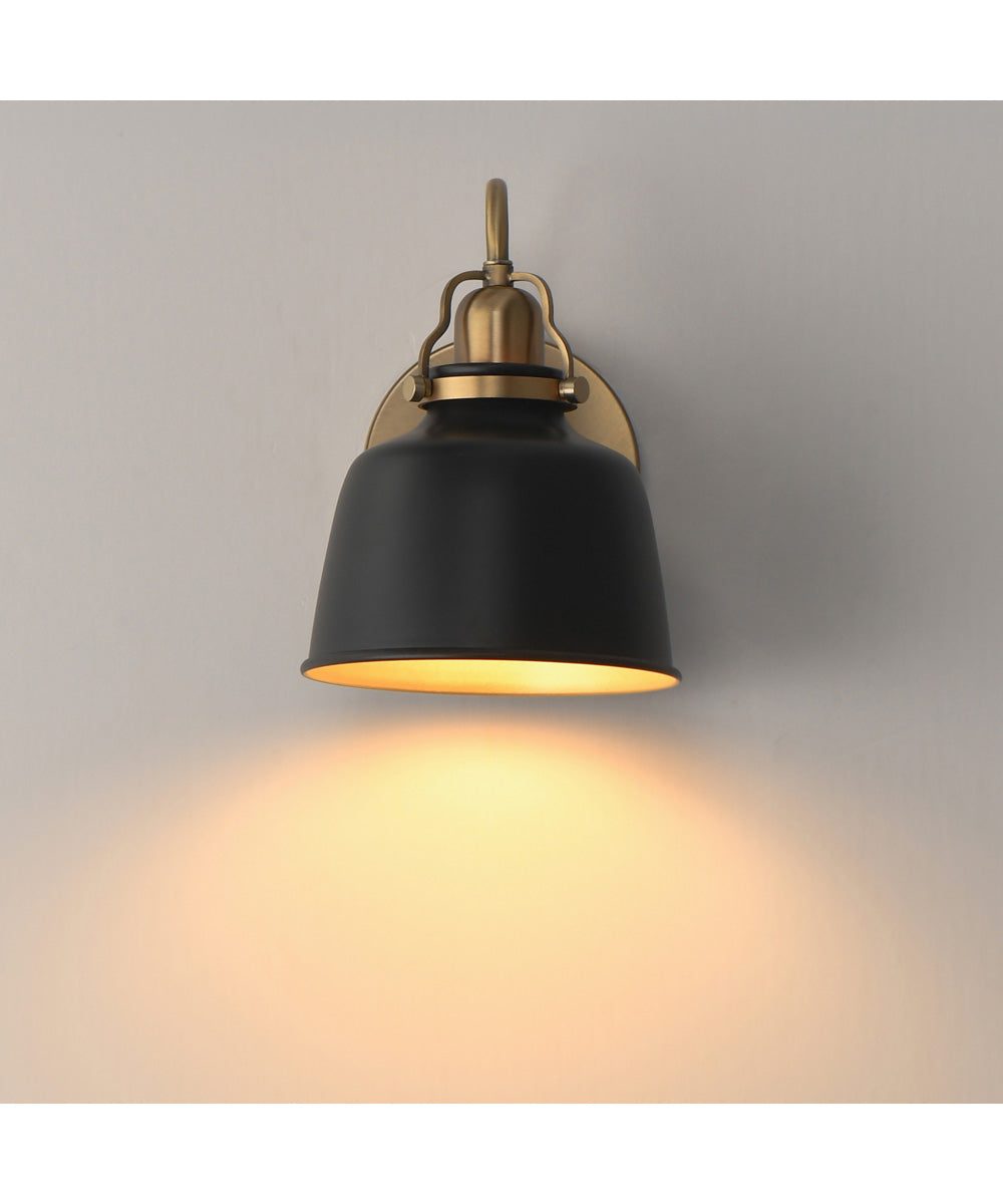 Hollis 1-Light Sconce Natural Aged Brass