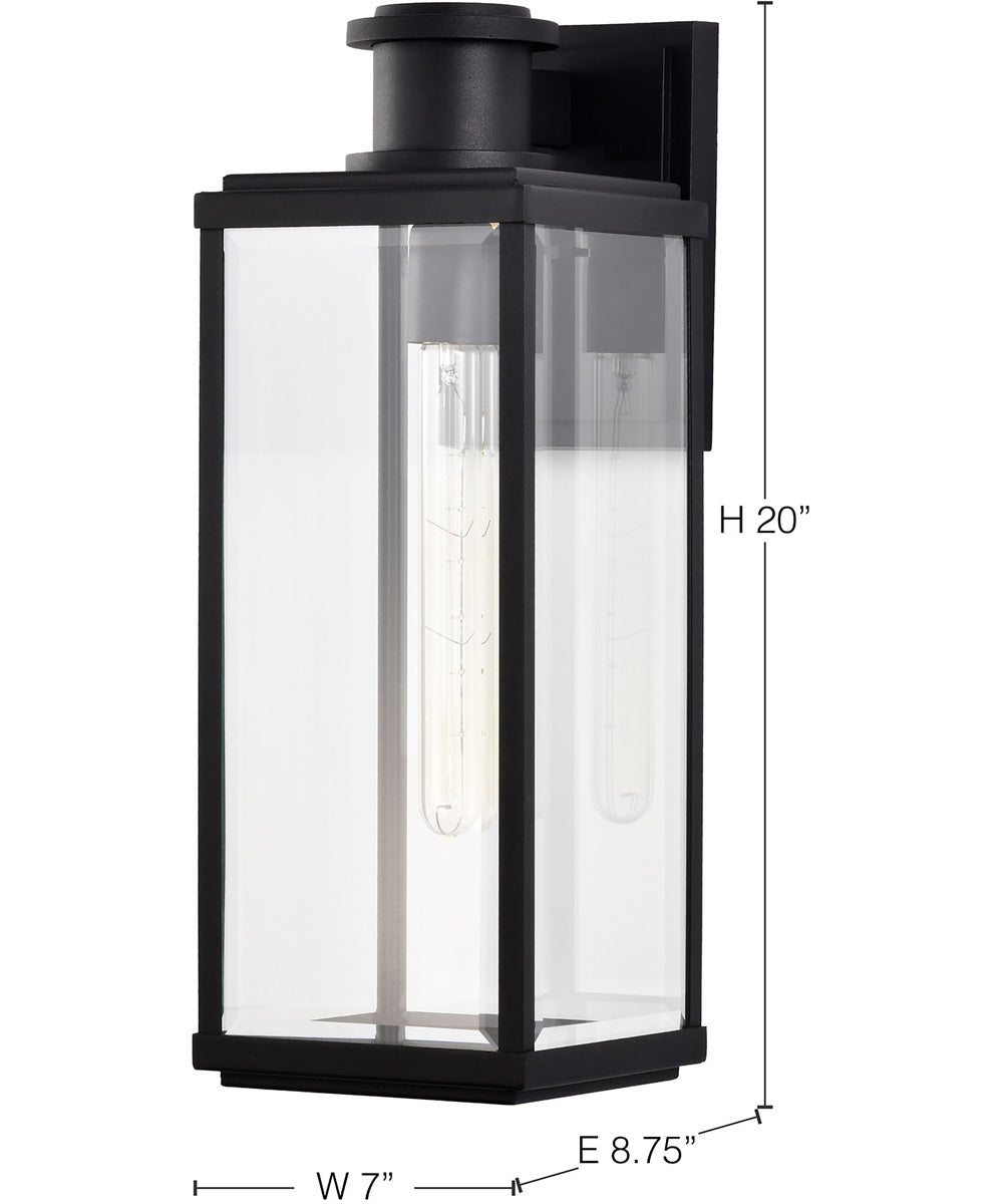 Luca 1-Light Outdoor Sand Black