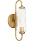 Whitmire 1-light Wall Mount Light Fixture Brushed Brass