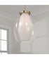 Joss 1-Light Pendant Aged Brass