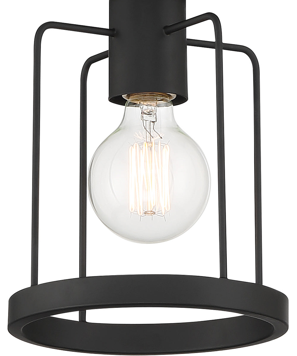 Tafo 1 Light Semi Flush Matte Black