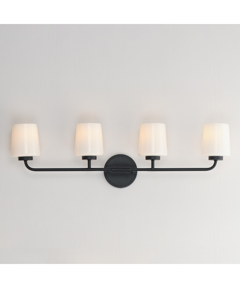 Durham 4-Light Bath Vanity Black