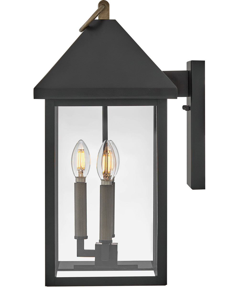 Rhett 3-Light Medium Wall Mount in Black