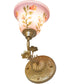 8" Wide Bell Flower Wall Sconce