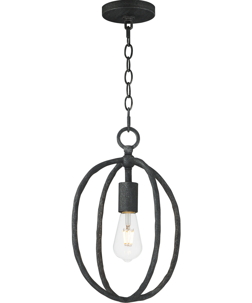 Martel 1-Light Mini Pendant Blacksmith