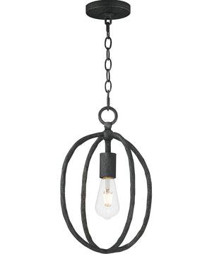 Martel 1-Light Mini Pendant Blacksmith