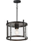 Belfry 1-Light Semi-Flush/Pendant Black