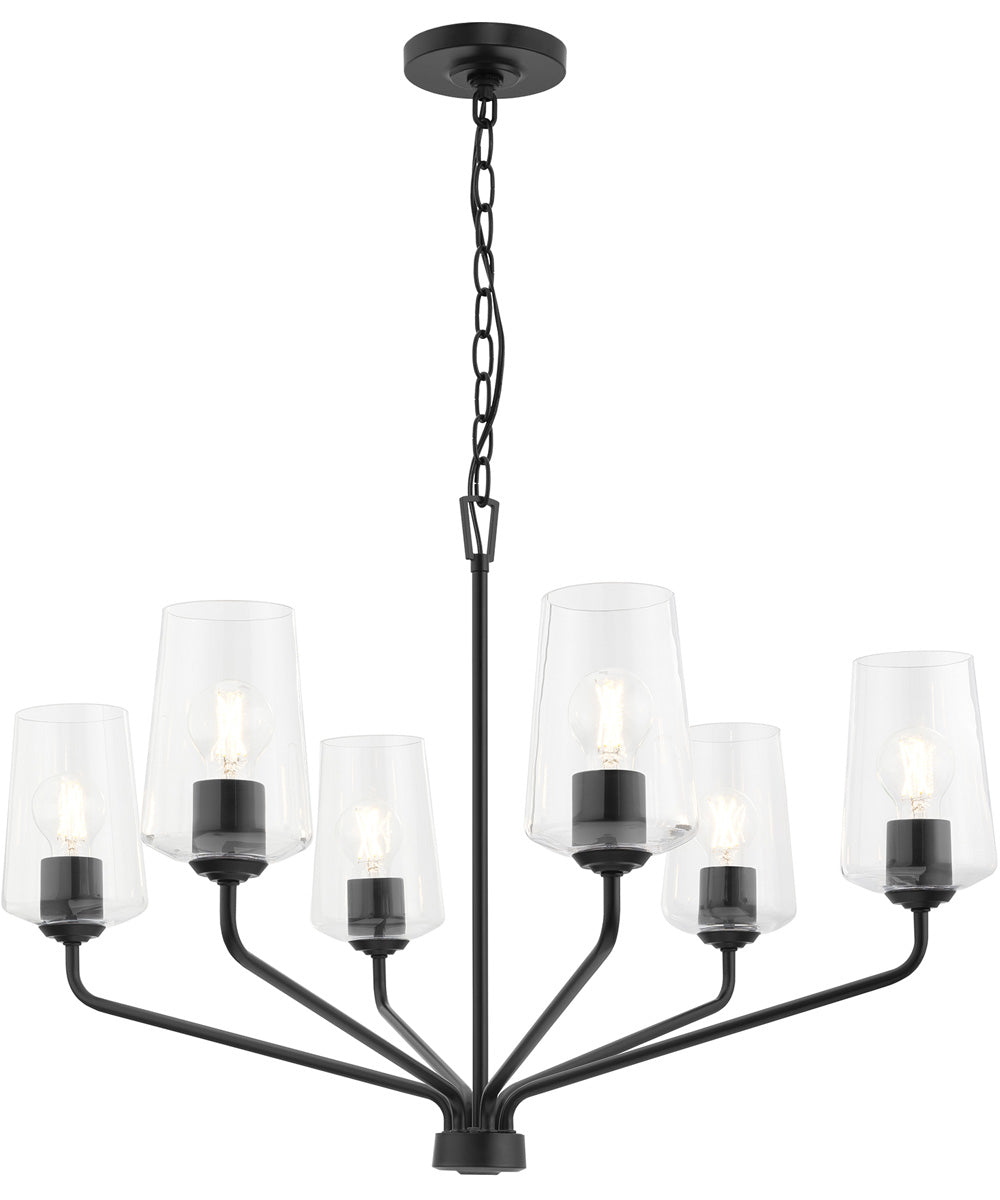 Celino 6-Light Chandelier Black