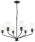 Celino 6-Light Chandelier Black