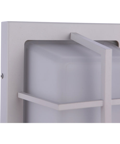 Craftmade Bulkhead Rectangular 2-Light Outdoor Lighting Textured White ...