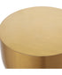 Golden Vessel Modern Accent Table