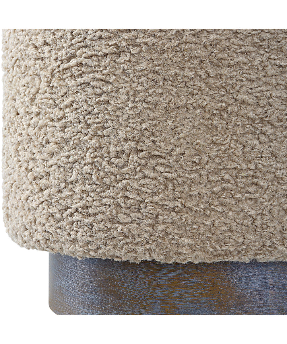 Avila Latte Round Ottoman