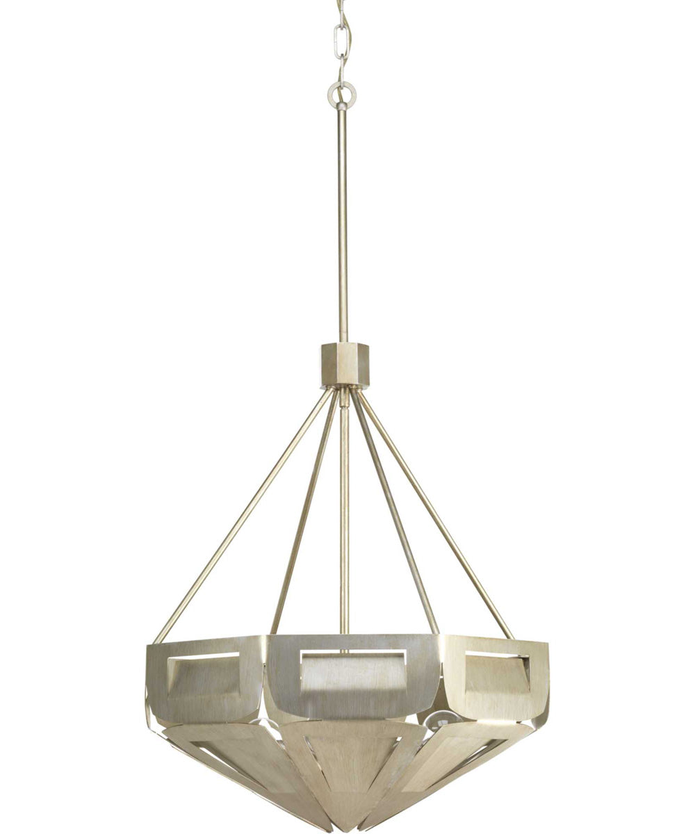POINT DUME® byJeffrey Alan Marks for Progress Lighting Yerba Large Pendant Silver Ridge
