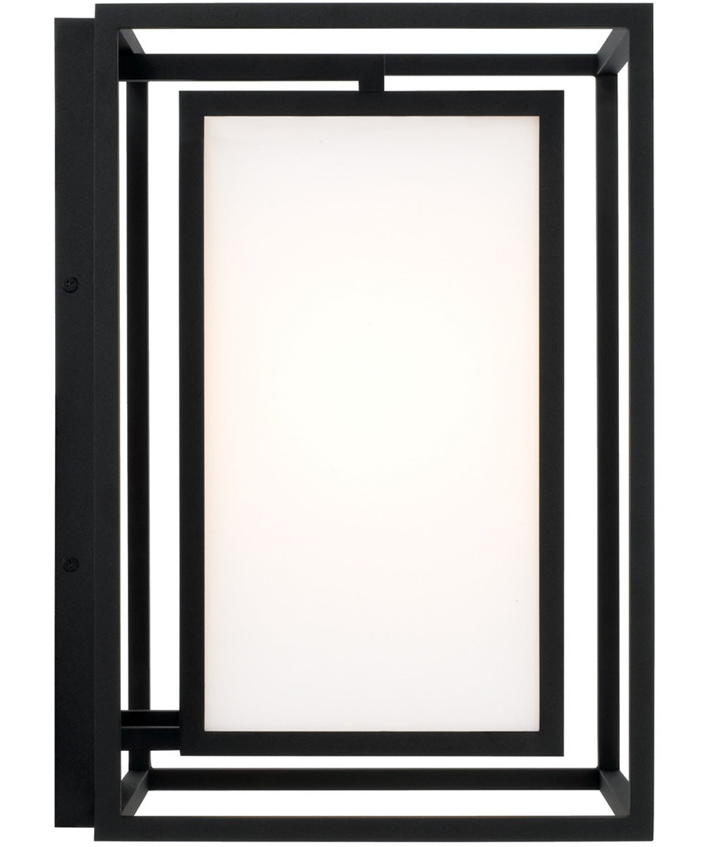 Aiden 1-Light Outdoor Wall-Lantern Black
