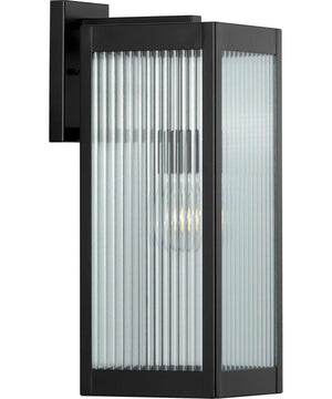 Felton Black 1-Light Large Wall Lantern Matte Black