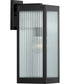 Felton Black 1-Light Large Wall Lantern Matte Black