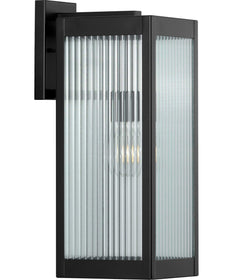 Felton Black 1-Light Large Wall Lantern Matte Black