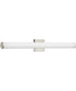Phase 6.2 36 in. 5CCT Integrated LED Linear Vanity Light Brushed Nickel