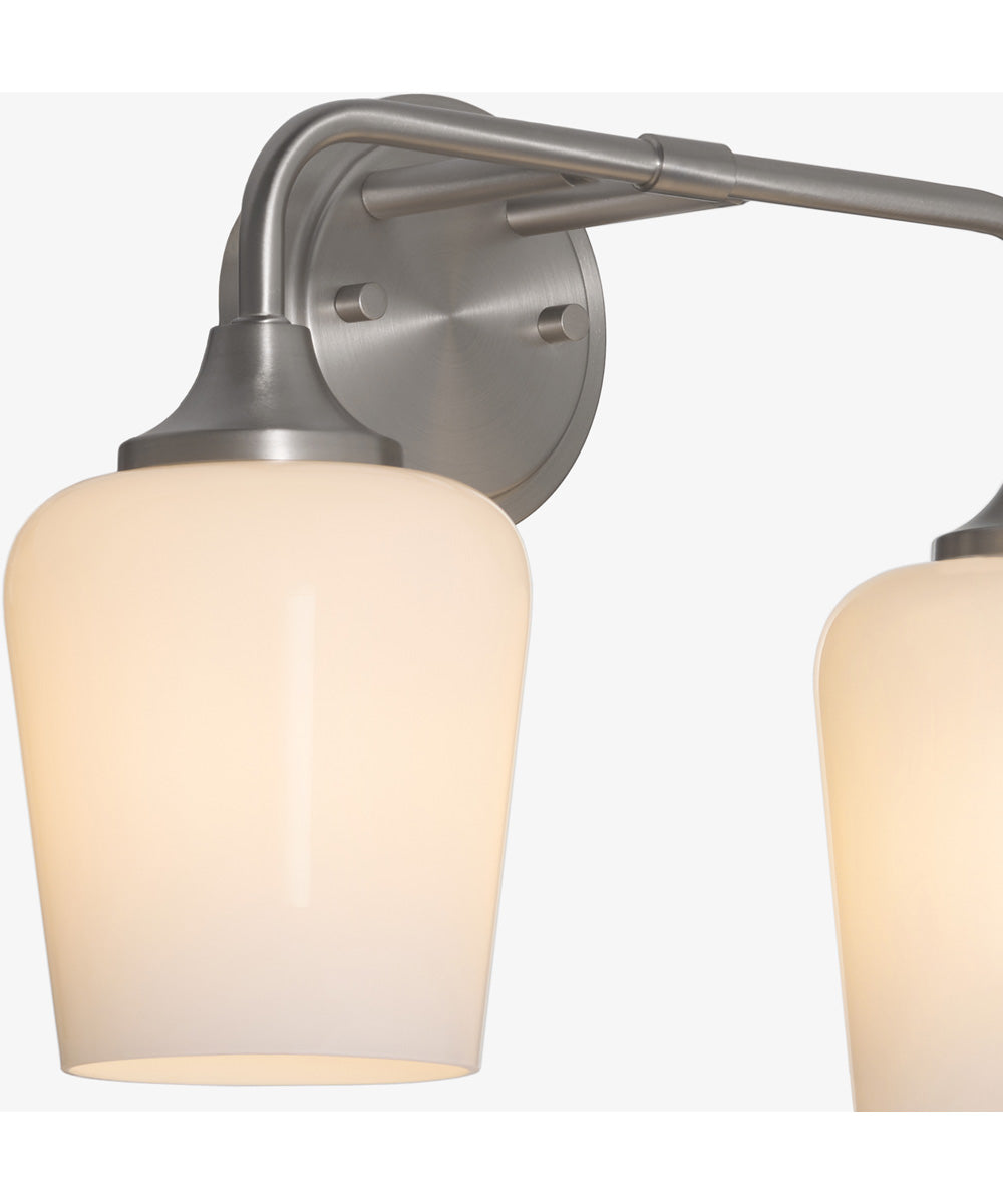 Raymond Wall Mount Light Fixture Satin Nickel