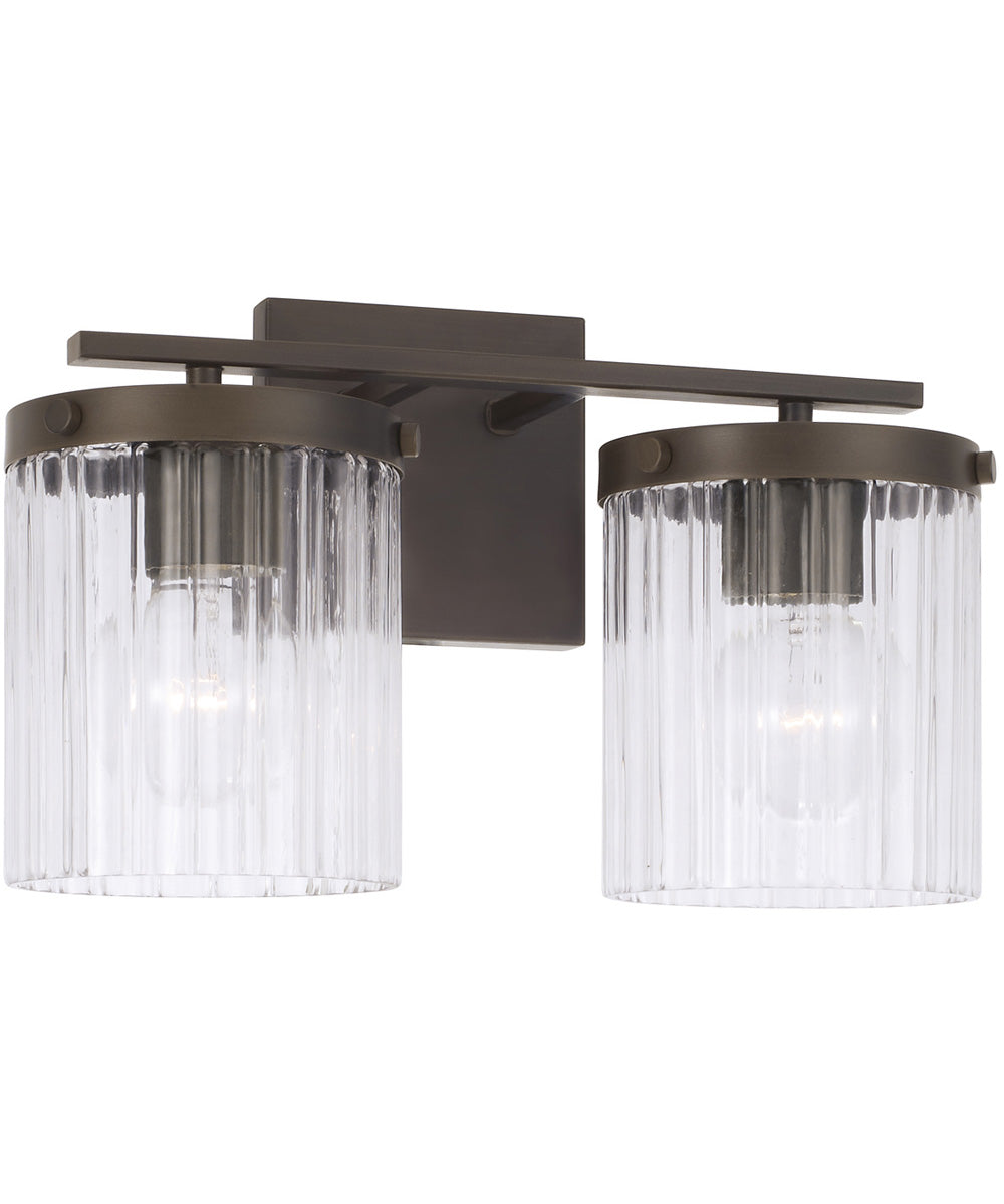 Vaughn 2-Light Vanity Oil Rubbed Bronze