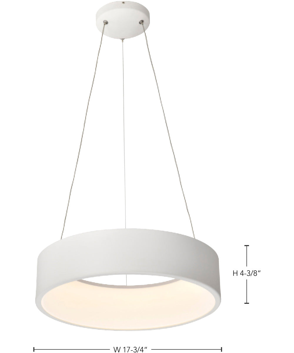 Orbit  Pendant White