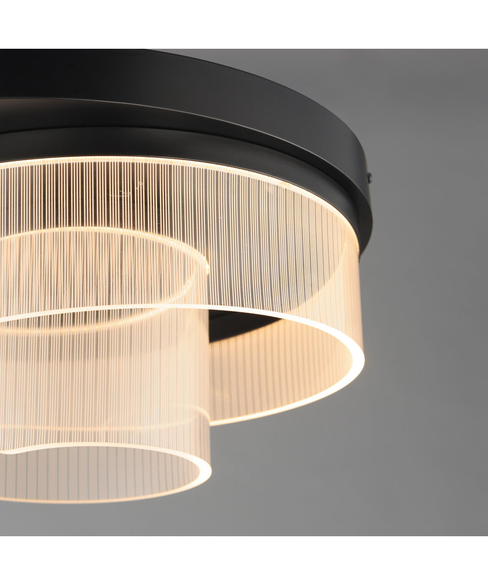 Sonata 20 inch LED Flush Mount Black