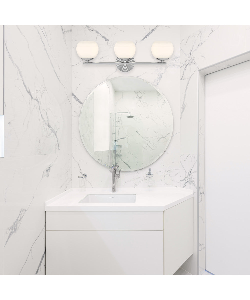 Moon Breeze 3 Light Vanity Polished Nickel