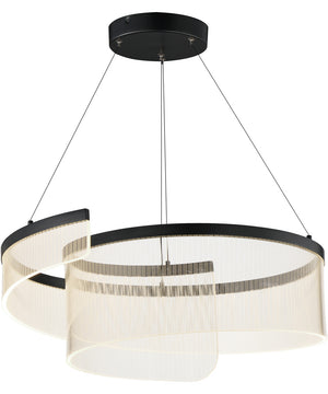 Sonata 24 inch LED Pendant Black