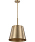 Alexis 1-Light Pendant Burnished Brass / Gold