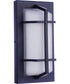 Bulkhead Rectangular 1-Light Outdoor Lighting Textured Black