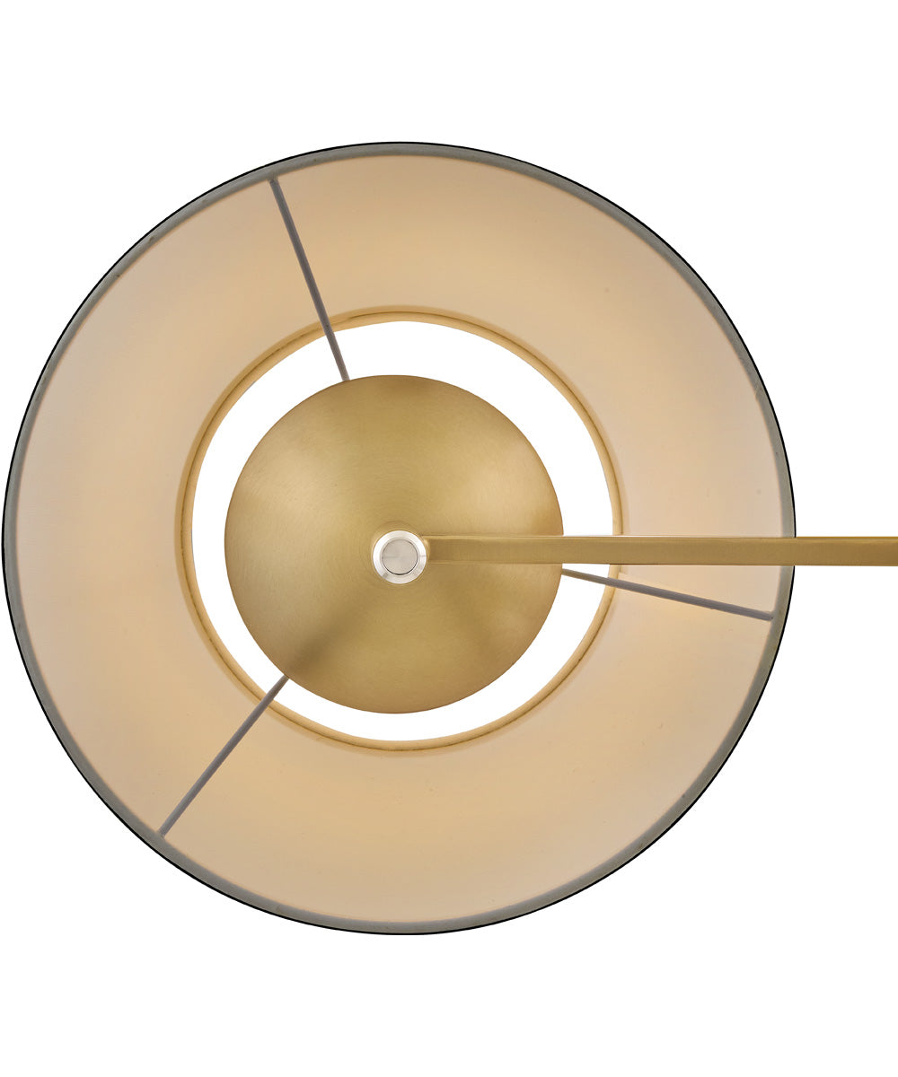 Sonia 1-Light Medium Task Light Sconce in Lacquered Brass