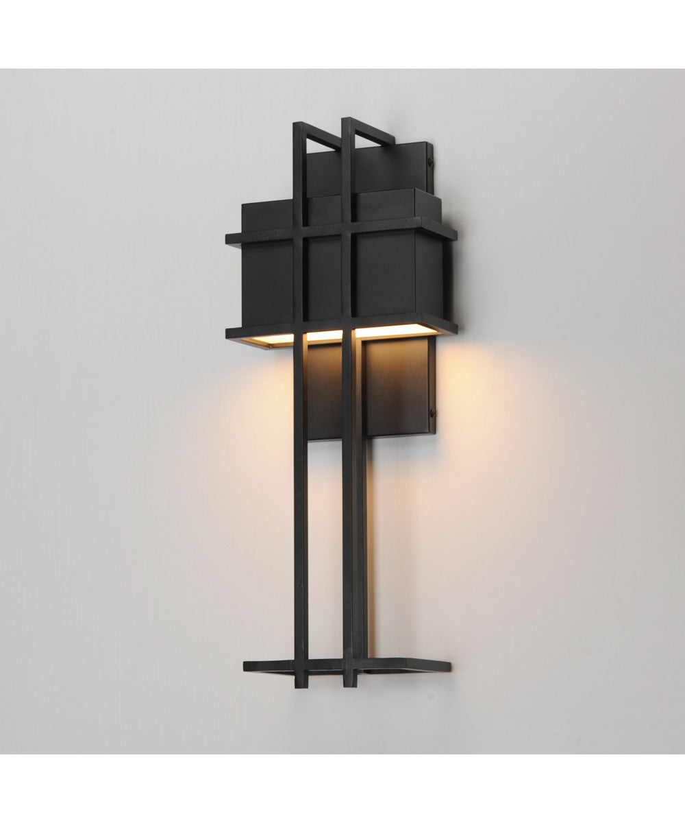 Prairie 21 inch LED Outdoor Wall Sconce Black