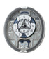 16"H Melodies in Motion Clock  with 18 Hi Fi Melodies  Rotating Pendulum