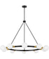Orla 10-Light Large Single Tier Chandelier in Black