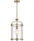 Yorktown 1-Light Pendant Burnished Brass