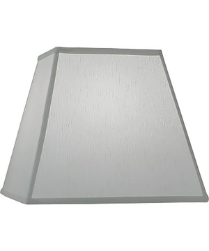 8x14x12 Global White Tapered Square Hardback Lampshade