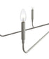 Pilar 6-Light Chandelier Brushed Nickel