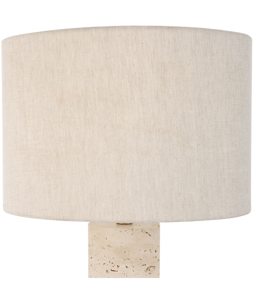 Gravitas Elegant Brass & Stone Lamp