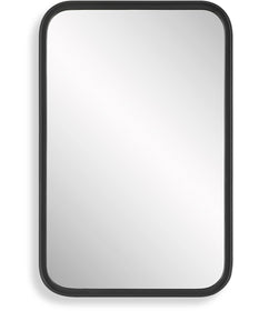 22x34" Wall Mirror Matte Black