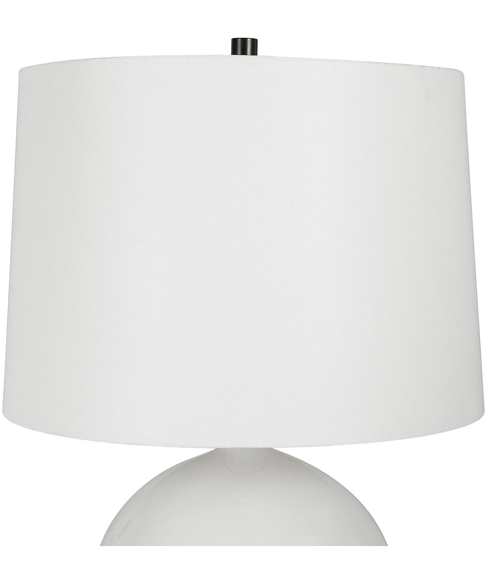 Collar Gloss White Table Lamp