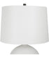 Collar Gloss White Table Lamp