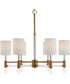Welkin 6 Light Modern Chandelier