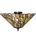 20" Wide Willow Jadestone Flushmount