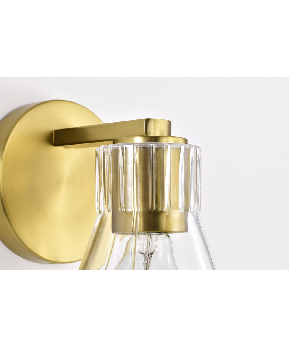 Gianna 1-Light Vanity & Wall Vintage Brass