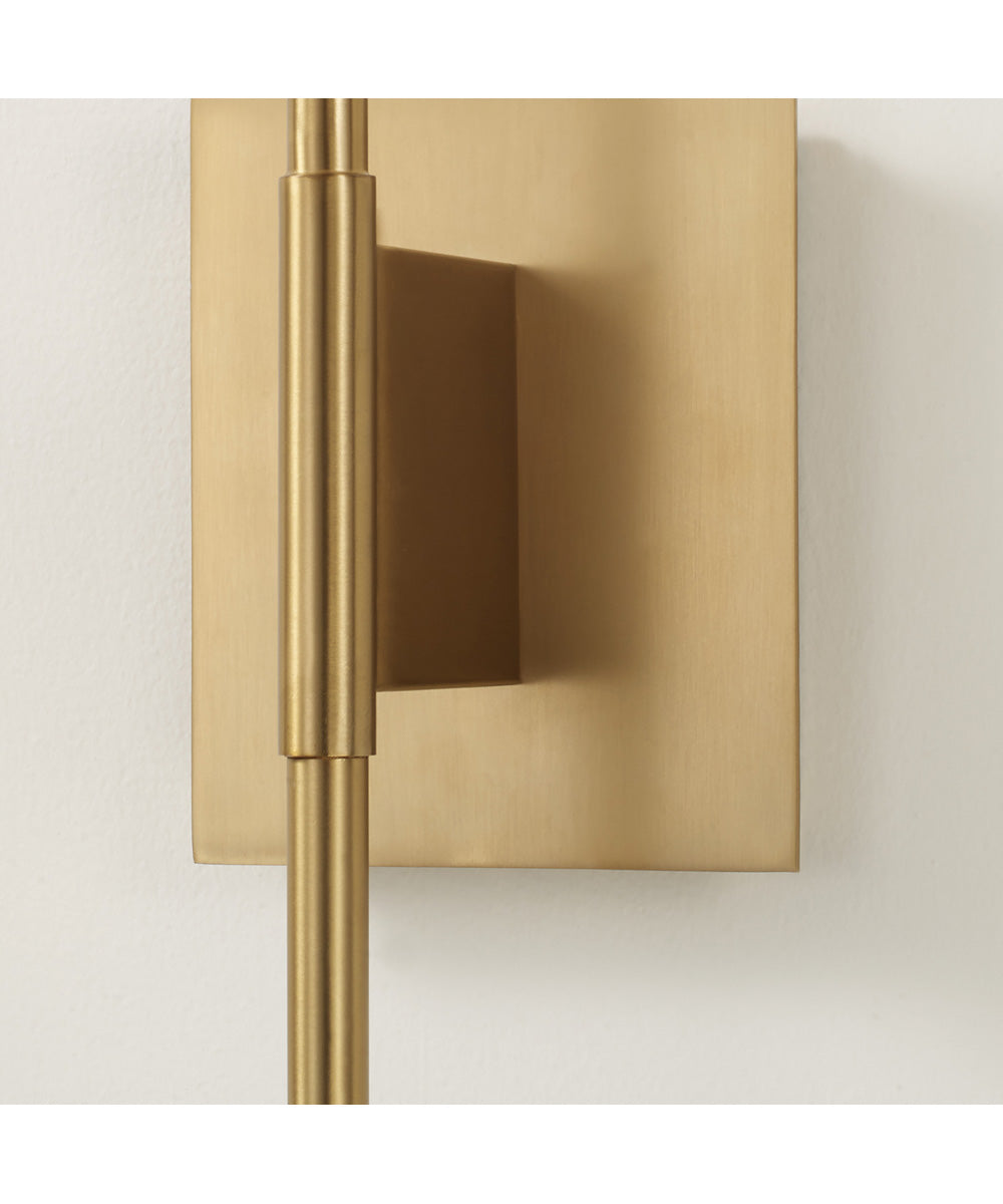 Leland 1-Light Sconce Aged Brass