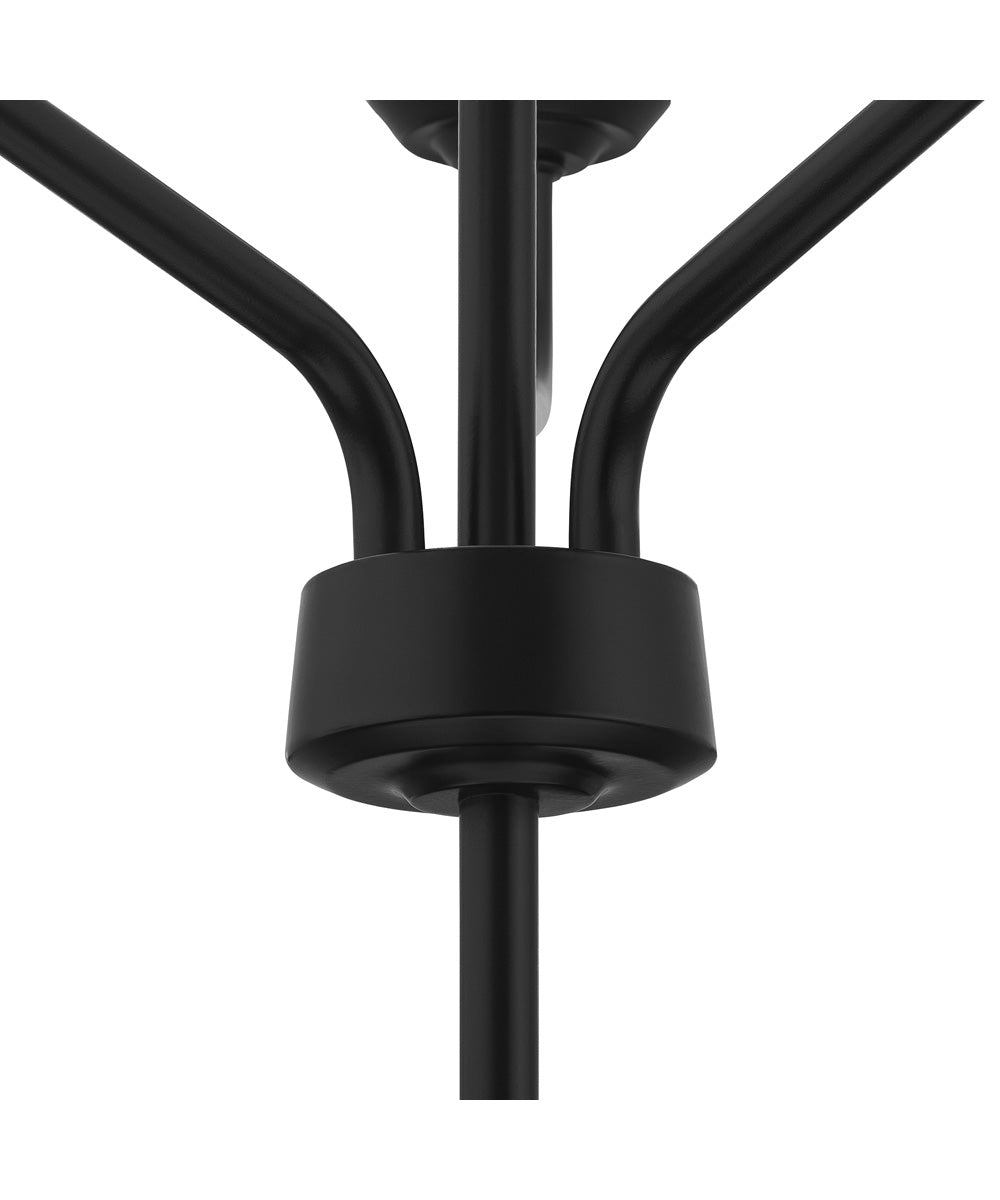 Celino 9-Light Chandelier Black