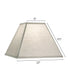 (5 x 5) x (12 x 12) x 9.5 Cream Aberdeen Tapered Square Hardback Lampshade