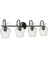 Hollis 4-light Bath Light Matte Black
