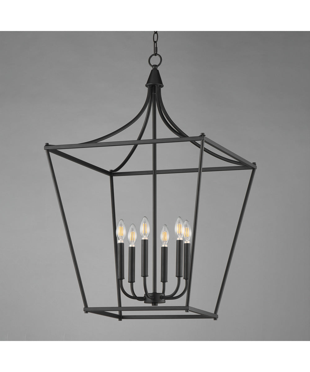 Clifton 6-Light Pendant Black